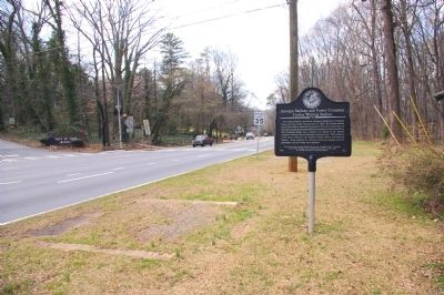 Georgia Railway and Power Company Trolley Waiting Station Marker image. Click for full size.