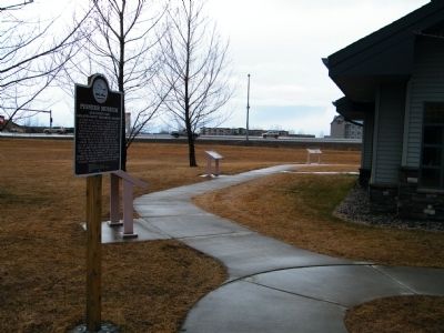 Pioneer Museum Marker and several of the One Trail Through Time series of markers image. Click for full size.