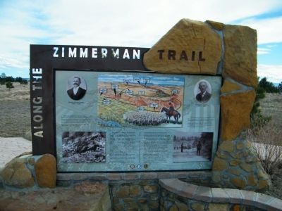 Along the Zimmerman Trail Marker. Click for full size. Along the Zimmerman Trail Marker image. Click for full size.