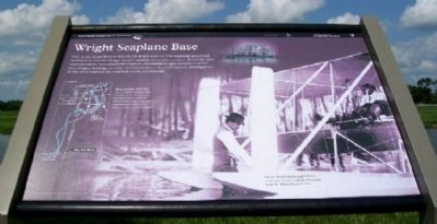 Wright Seaplane Base Marker. Click for full size. Wright Seaplane Base Marker image. Click for full size.