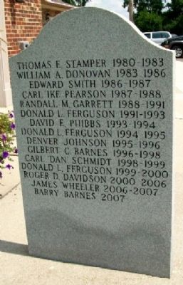 VFW Post 3438 Past Commanders Marker (Rear). Click for full size. VFW Post 3438 Past Commanders Marker (Rear) image. Click for full size.