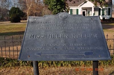 Helen Keller Marker image. Click for full size.