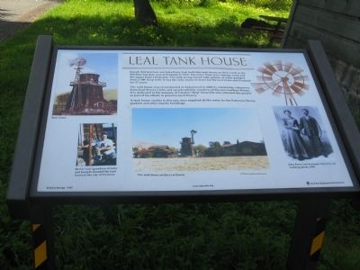 Leal Tank House Marker image. Click for full size.