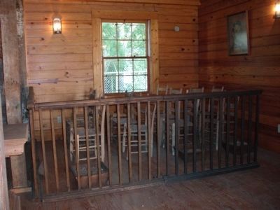 Jury Box with chairs. . . image. Click for full size.