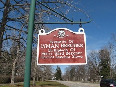 Homesite Of Lyman Beecher Marker image. Click for full size.