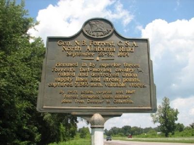 Gen. N.B. Forrest, C.S.A. Marker image. Click for full size.