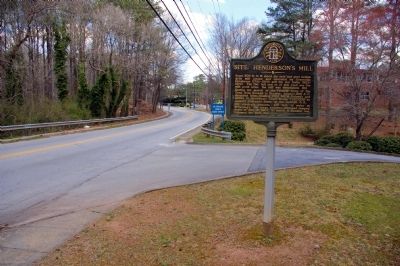 Site: Henderson’s Mill Marker. Click for full size. Site: Henderson’s Mill Marker image. Click for full size.