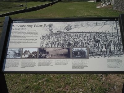 Remembering Valley Forge Marker image. Click for full size.