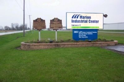 Camp Marion, World War II POW Marker. Click for full size. Camp Marion, World War II POW Marker image. Click for full size.