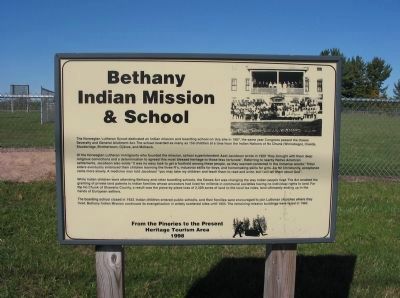 Bethany Indian Mission & School Marker image. Click for full size.