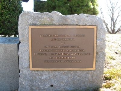 Marker to the Right of the Steps. Click for full size. Marker to the Right of the Steps image. Click for full size.