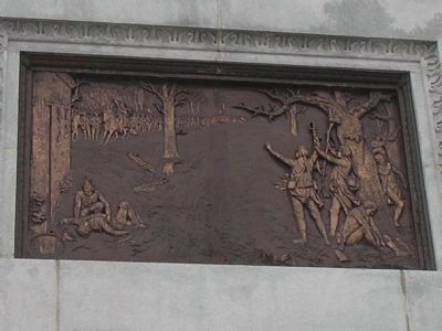 Relief on East Side of Monument image. Click for full size.