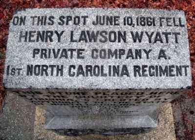 Henry Lawson Wyatt Monument image. Click for full size.