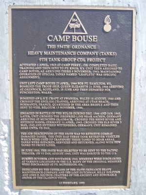 Camp Bouse Marker image. Click for full size.