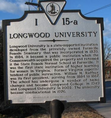 Longwood University Marker image. Click for full size.
