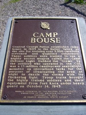 Camp Bouse Marker image. Click for full size.