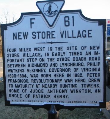 New Store Village Marker. Click for full size. New Store Village Marker image. Click for full size.
