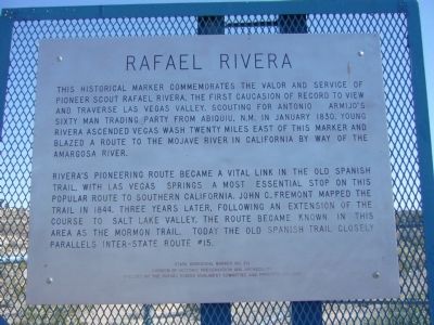 Rafael Rivera Marker. Click for full size. Rafael Rivera Marker image. Click for full size.