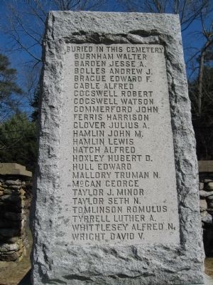 A Memorial To The Soldiers Who Served. Click for full size. A Memorial To The Soldiers Who Served image. Click for full size.