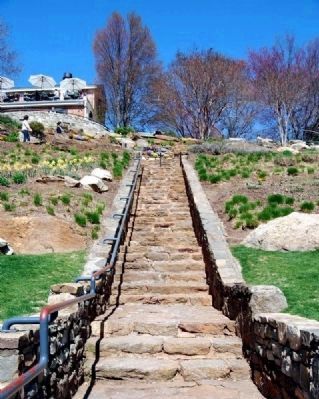 Staircase Leading from Falls Park<br>to the West End and Falls Cottage. Click for full size. Staircase Leading from Falls Park<br>to the West End and Falls Cottage image. Click for full size.