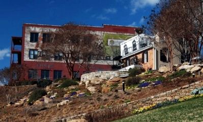 Touchstone House Rear -<br>From Falls Park. Click for full size. Touchstone House Rear -<br>From Falls Park image. Click for full size.
