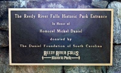 Reedy River Falls Historic Park Entrance image. Click for full size.