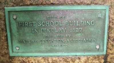 First School Building Marker image. Click for full size.