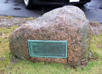 First School Building Marker. Click for full size. First School Building Marker image. Click for full size.