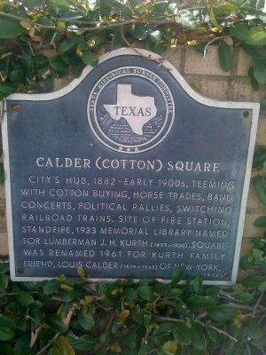 Calder (Cotton) Square Marker image. Click for full size.