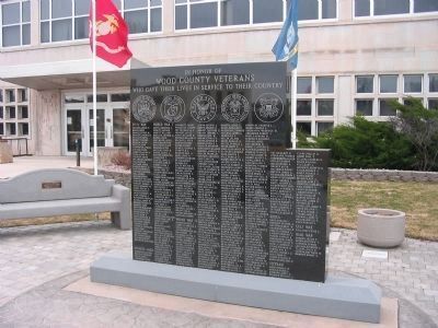 Wood County Veterans Memorial image. Click for full size.