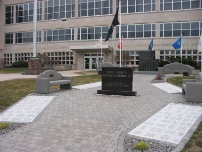 Wood County Veterans Memorial image. Click for full size.