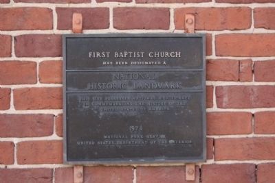 First Baptist Church *** ( Building - #71000800) image. Click for full size.