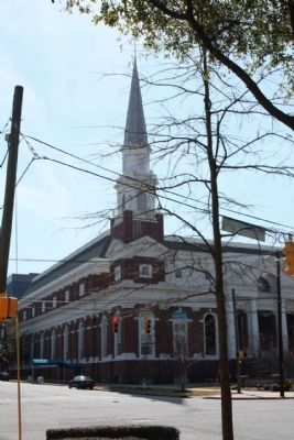 Present day First Baptist Church. Click for full size. Present day First Baptist Church image. Click for full size.