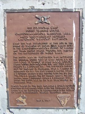 Ibis Divisional Camp Marker. Click for full size. Ibis Divisional Camp Marker image. Click for full size.