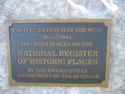The Little Church of the West Marker image. Click for full size.