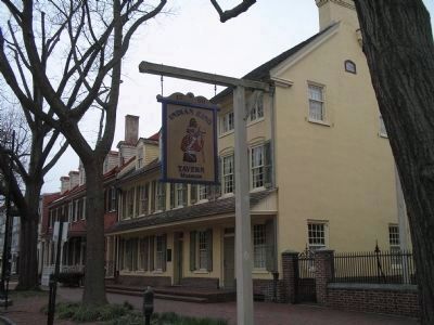 Indian King Tavern Marker image. Click for full size.