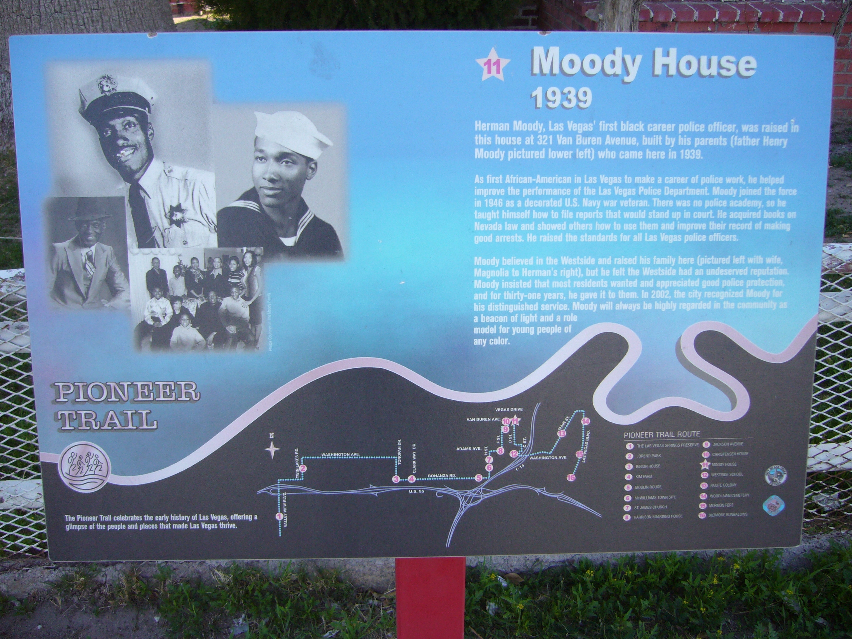 Moody House Marker