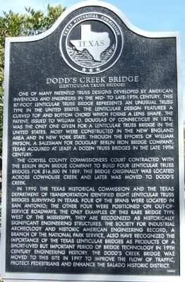 Dodd's Creek Bridge Marker image. Click for full size.