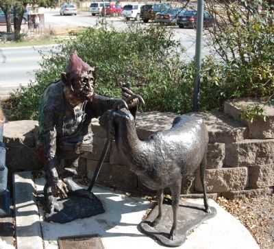 Billy Goat Gruff Statue image. Click for full size.