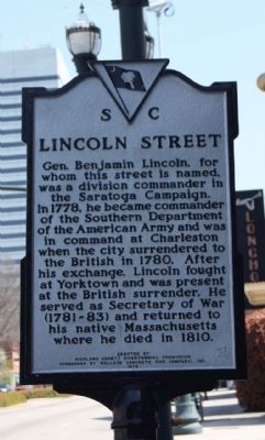 Lincoln Street Marker image. Click for full size.