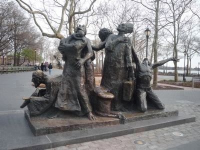 The Immigrants Memorial image. Click for full size.