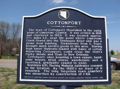 Cottonport / Mooresville Marker. Click for full size. Cottonport / Mooresville Marker image. Click for full size.