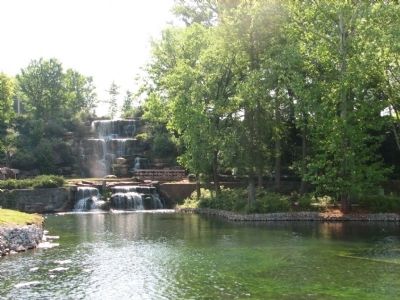 Cold Water Man-Made Waterfall image. Click for full size.