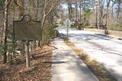 Scott's Brigade Marker. Click for full size. Scott's Brigade Marker image. Click for full size.