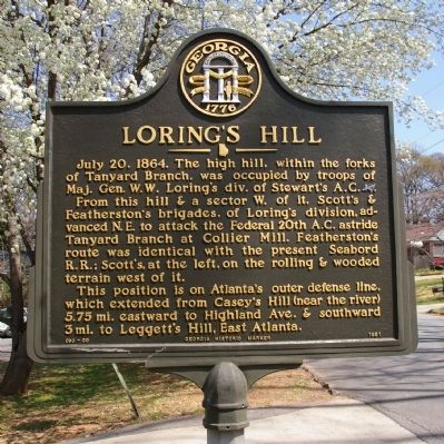 Lorings Hill Marker image. Click for full size.