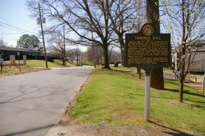 Loring’s Hill Marker. Click for full size. Loring’s Hill Marker image. Click for full size.