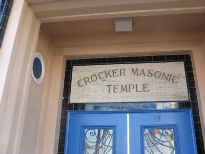 The Crocker Masonic Temple image. Click for full size.