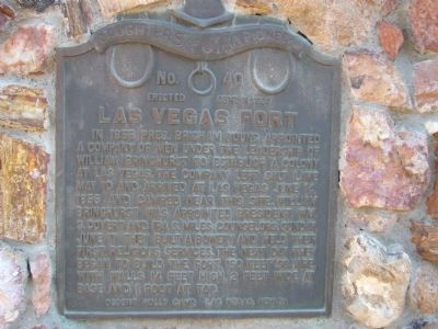 Las Vegas Fort Marker image. Click for full size.