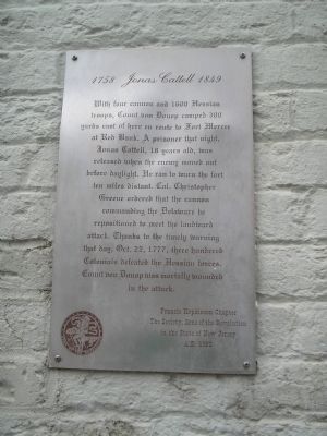 Jonas Cattell Marker image. Click for full size.