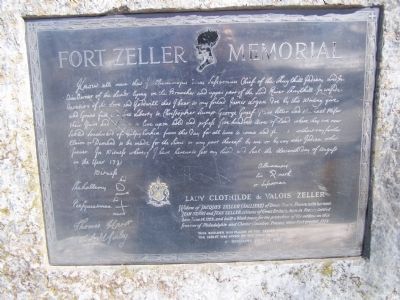 Fort Zeller Memorial image. Click for full size.